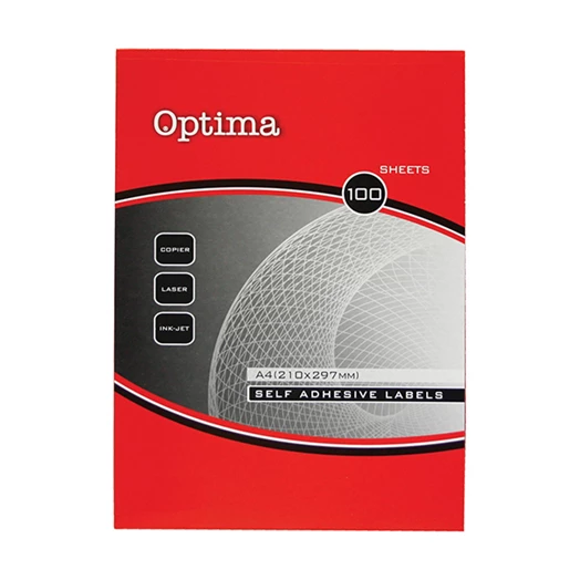 Etikett OPTIMA 32112 70x42,3mm 2100 címke/doboz 100 ív/doboz