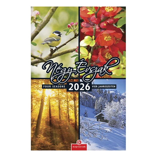 Falinaptár CSG 210x320mm álló Négy évszak 2026.