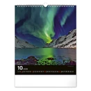Falinaptár REALSYSTEM 300x340mm álló Aurora Borealis 2026.