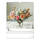 Falinaptár REALSYSTEM 300x340mm álló Flowers 2026.