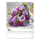 Falinaptár REALSYSTEM 300x340mm álló Flowers 2026.