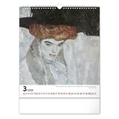 Falinaptár REALSYSTEM 300x340mm álló Klimt 2026.