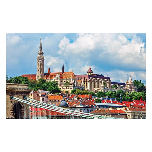 Falinaptár REALSYSTEM 460x320mm fekvő Budapest 2026.