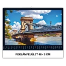 Falinaptár REALSYSTEM 460x320mm fekvő Budapest 2026.