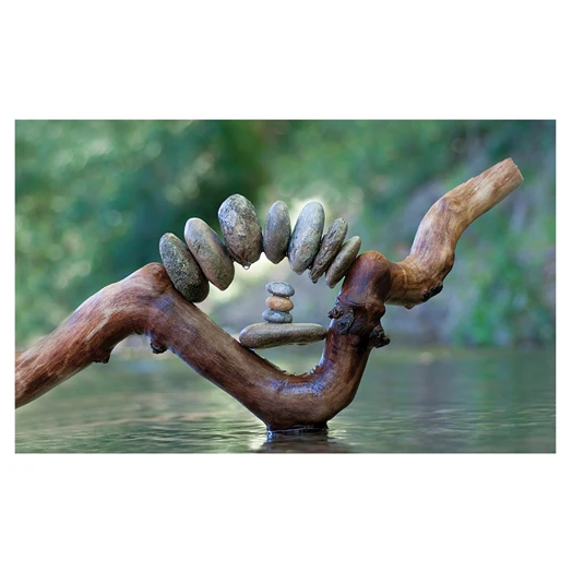 Falinaptár REALSYSTEM 460x320mm fekvő Meditáció 2026.