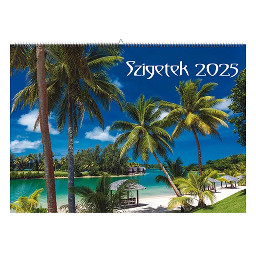 Falinaptár REALSYSTEM 460x320mm fekvő Szigetek 2026.