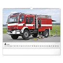 Falinaptár REALSYSTEM 480x330mm fekvő Fire trucks 2026.