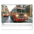 Falinaptár REALSYSTEM 480x330mm fekvő Fire trucks 2026.