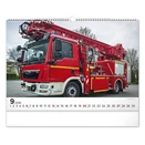 Falinaptár REALSYSTEM 480x330mm fekvő Fire trucks 2026.