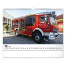 Falinaptár REALSYSTEM 480x330mm fekvő Fire trucks 2026.