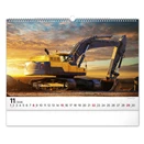 Falinaptár REALSYSTEM 480x330mm fekvő Heavy machines 2026.