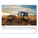 Falinaptár REALSYSTEM 480x330mm fekvő Heavy machines 2026.