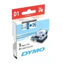 Feliratozó szalag DYMO D1 9mm x 7m fehér alapon kék írásszín