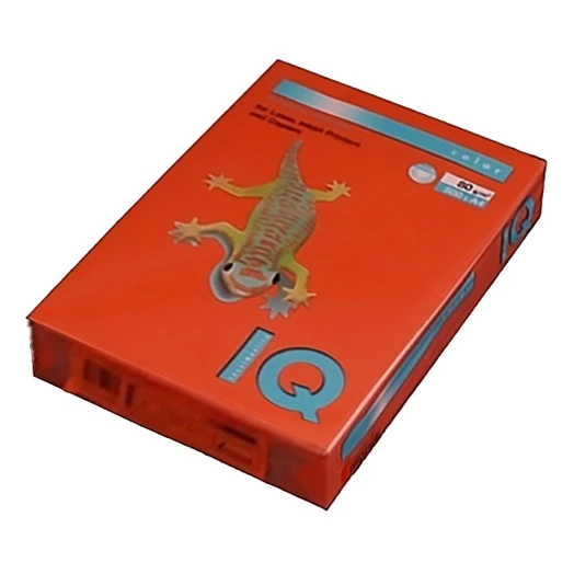 Fénymásolópapír színes IQ Color A/3 80 g intenzív korallpiros CO44 500 ív/csomag