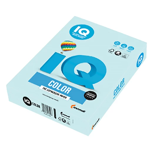 Fénymásolópapír színes IQ Color A/3 80 g pasztell kék BL29 500 ív/csomag