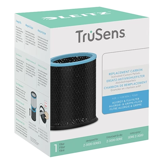 Filter LEITZ Trusens Z-3000 / Z-3500 szénszűrő cserebetét allergia és influenza dobszűrőhöz