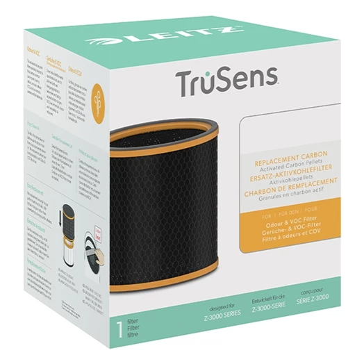 Filter LEITZ Trusens Z-3000 / Z-3500 szénszűrő cserebetét szag és VOC dobszűrőhöz