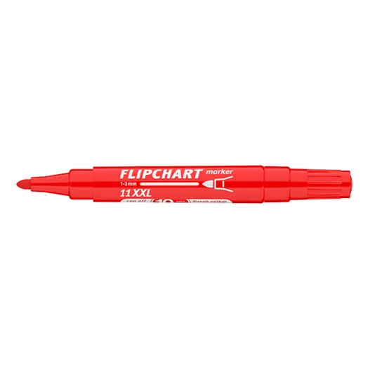 Flipchart marker ICO Artip 11 XXL kerek piros 1-3mm