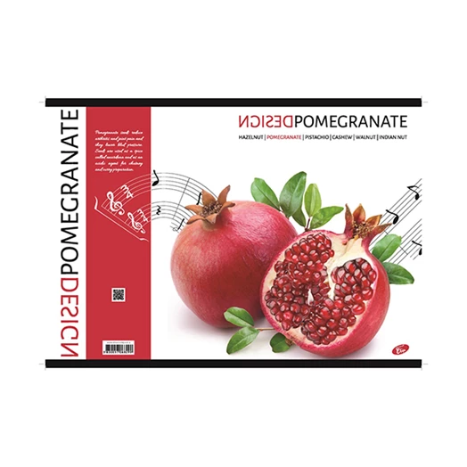 Füzet ELISA A/5 40 lapos Stone Fruits kockás vegyes