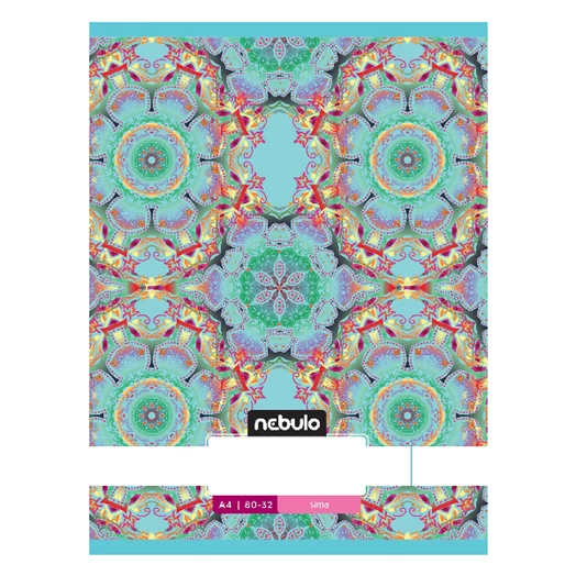 Füzet sima NEBULO A/4 32 lapos 80-32 L-Design 12 db/csomag