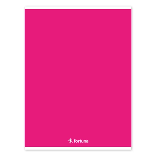 Füzet vonalas FORTUNA Monocolor A/4 32 lapos magenta