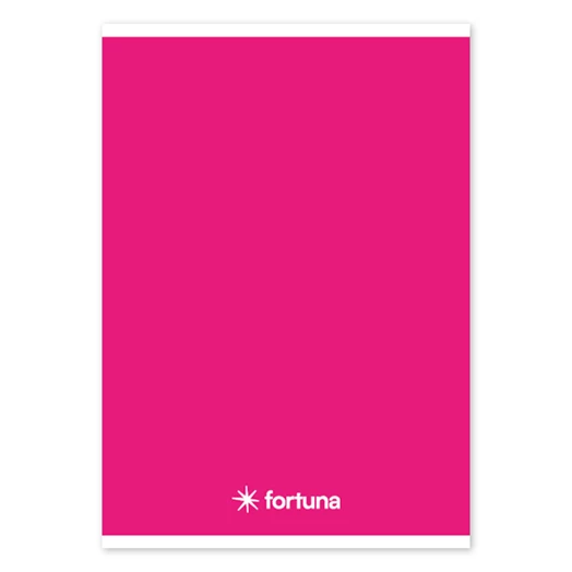 Füzet vonalas FORTUNA Monocolor A/5 32 lapos magenta