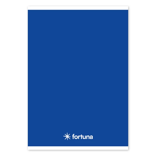 Füzet vonalas FORTUNA Monocolor A/5 32 lapos sötétkék