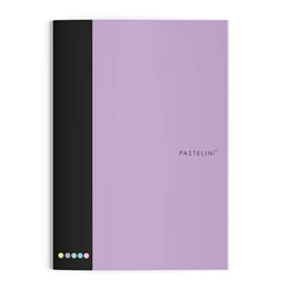 Füzet vonalas PASTELINI 444 A/4 40 lapos extra kapcsos lila