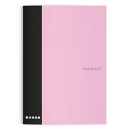 Füzet vonalas PASTELINI 444 A/4 40 lapos extra kapcsos pink