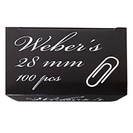 Gemkapocs WEBER`S 28mm nikkel 100 darabos