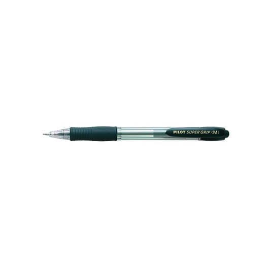 Golyóstoll PILOT Super Grip Ball Point Pen Fine nyomógombos fekete