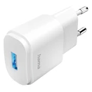 Hálózati adapter HAMA USB-A 6W fehér