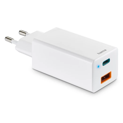 Hálózati töltő HAMA USB/USB-C 65W fehér