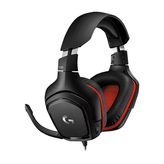 Headset vezetékes LOGITECH G332 Jack fekete