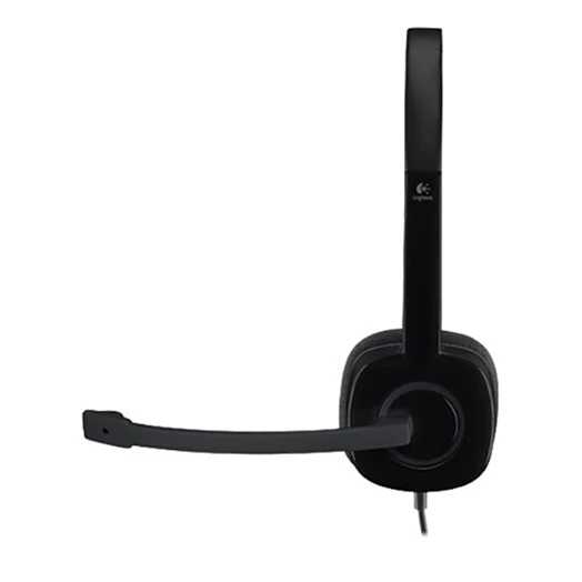 Headset vezetékes LOGITECH H151 Jack fekete