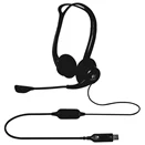 Headset vezetékes LOGITECH PC960 USB fekete