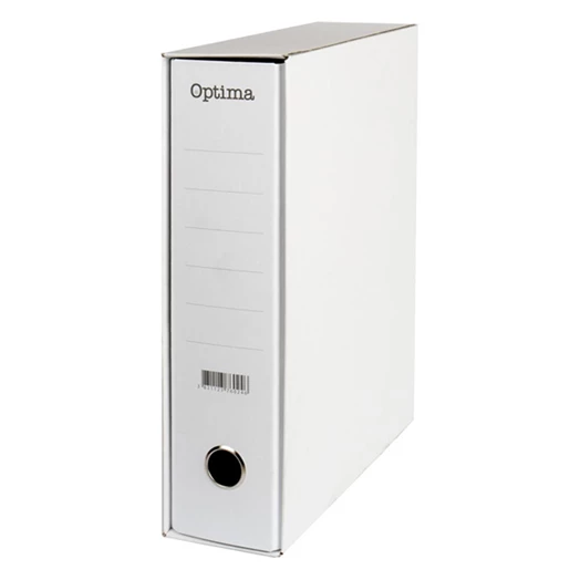 Iratrendező tokos OPTIMA A/4 80mm fehér
