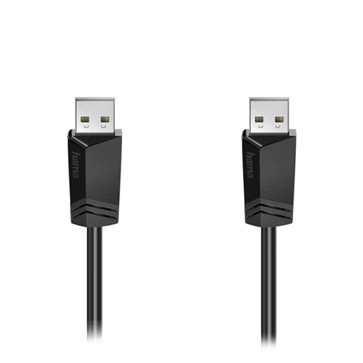 Kábel HAMA USB-A dugó 1,5m fekete