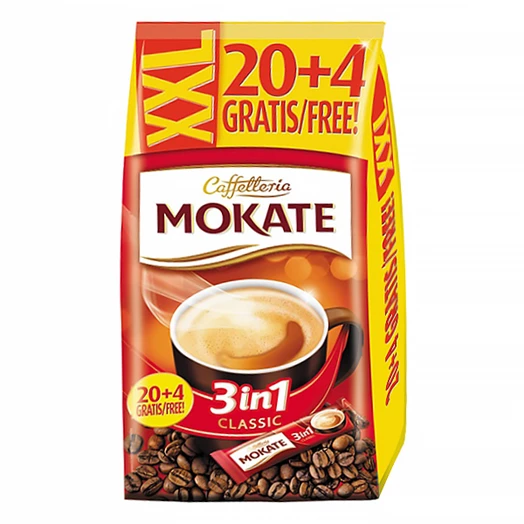 Kávé instant MOKATE 3in1 Classic 24x17 g