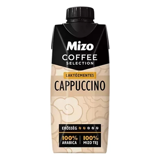 Kávés tej MIZO Coffe Selection Cappuccino UHT laktózmentes 0,25L