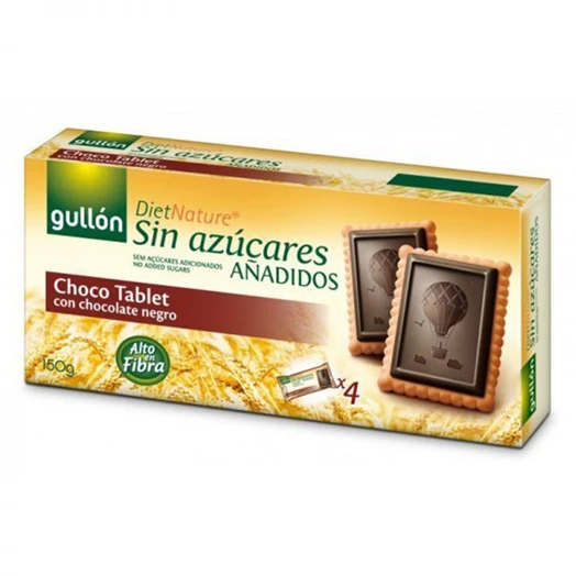 Keksz GULLON Choco Tablet cukormentes 150g