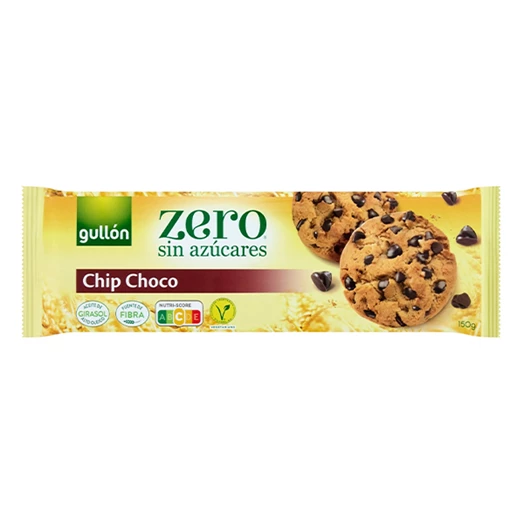 Keksz GULLON Choco chips cukormentes 150g