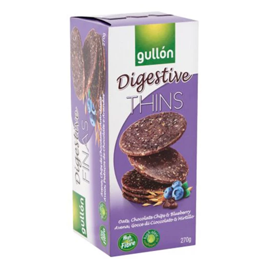 Keksz GULLON Digestive áfonyás 270g