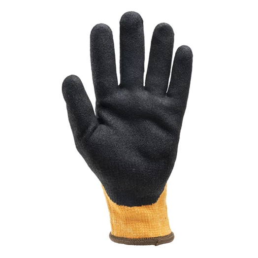 Kesztyű mártott COVERGUARD Euroheat DEX hőálló bélelt nitril neon narancssárga/fekete 7-es 2 darab/pár