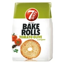 Kétszersült kenyérkarika 7DAYS Bake Rolls paradicsom-oregano-olíva fűszerezéssel 80g