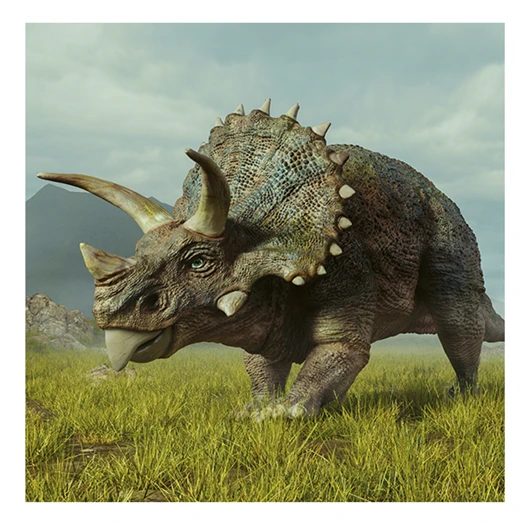 Lemeznaptár REALSYSTEM 300x300mm Dinosaurs 2026.