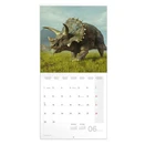 Lemeznaptár REALSYSTEM 300x300mm Dinosaurs 2026.