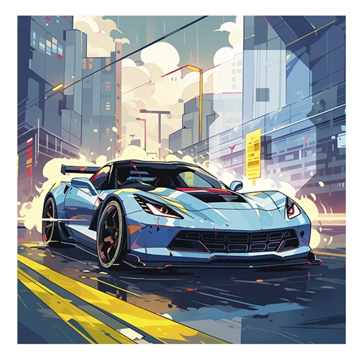 Lemeznaptár REALSYSTEM 300x300mm Fast cars 2026.