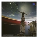 Lemeznaptár REALSYSTEM 300x300mm NASA 2026.