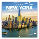 Lemeznaptár REALSYSTEM 300x300mm New York 2026.